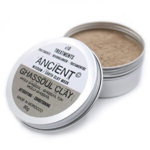 Gezichtmasker GHASSOUL klei , 80 gram in blikje