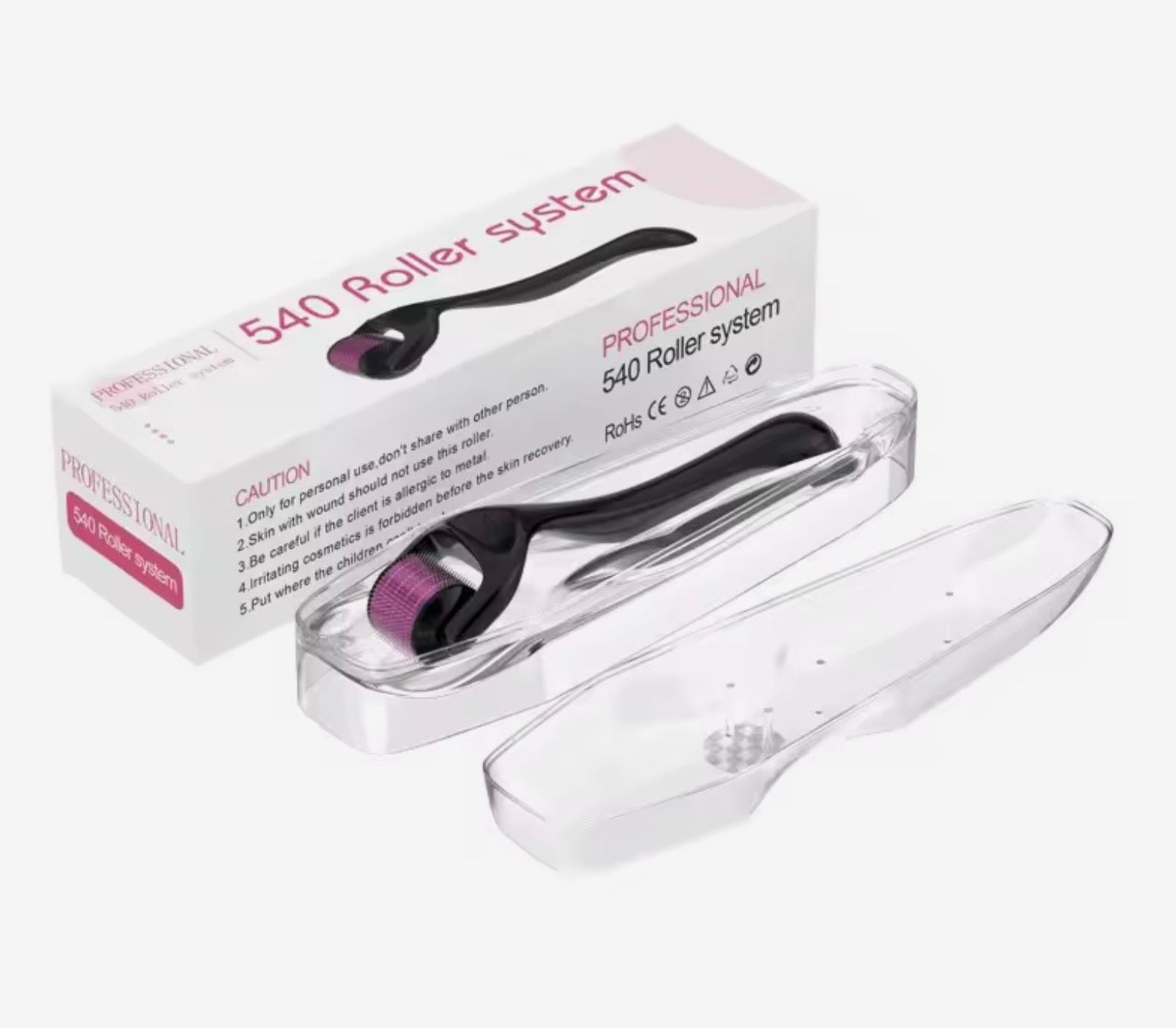 Roller voor micro needling van baard en haar. 2.0 mm. 540 naaldjes.