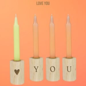Setje kandelaars, Love You,