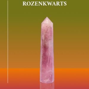Obelisk van Rozenkwarts (7.5 tot 10 cm)