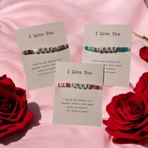 I LOVE YOU, lieve LOVE armband voor je geliefde...