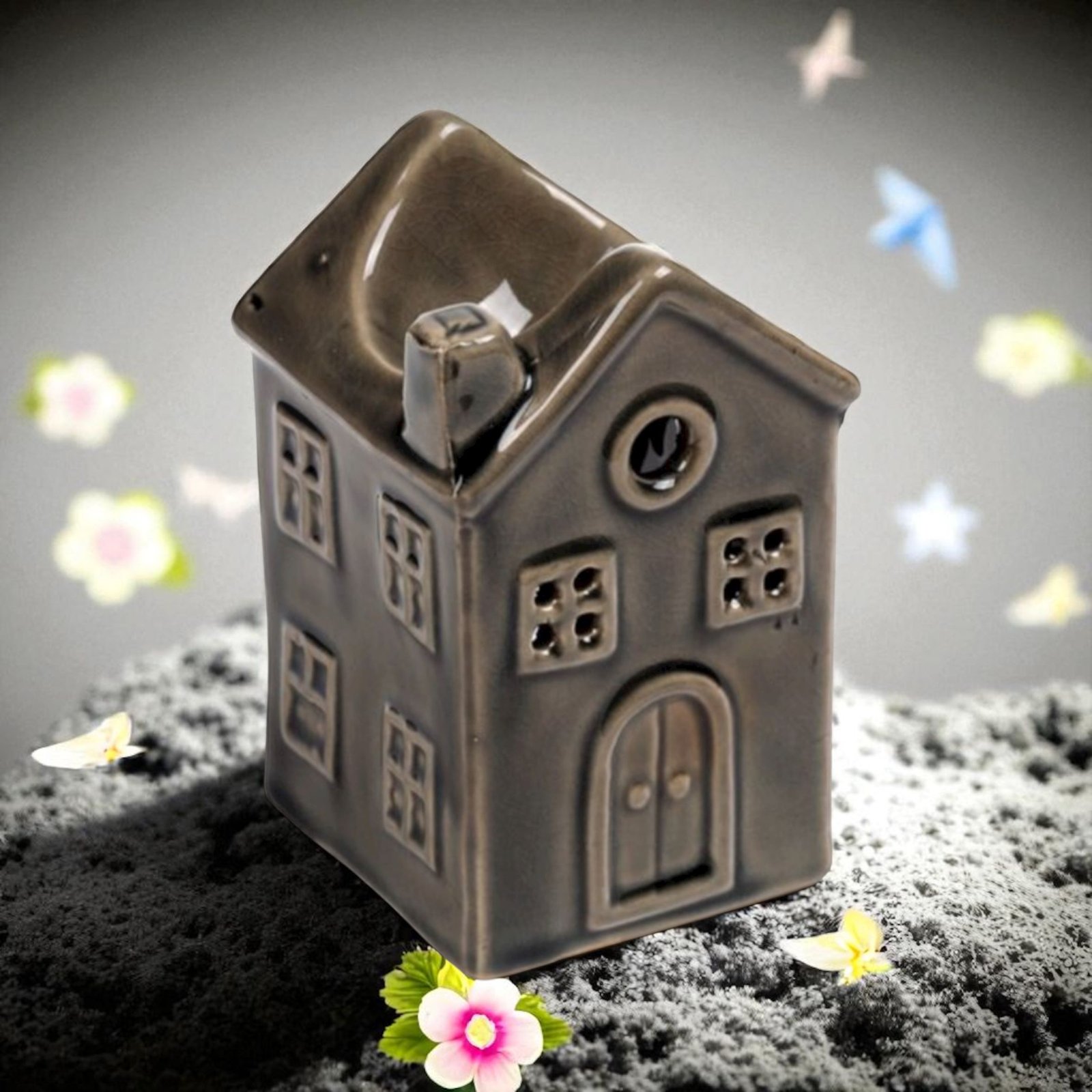Aromabrander/geurbrander in de vorm van een huisje - Afbeelding 2