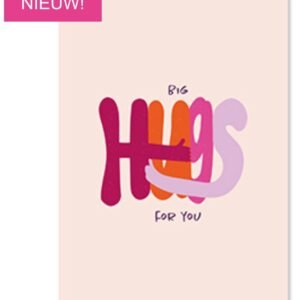 Kaart BIG Hugs for you