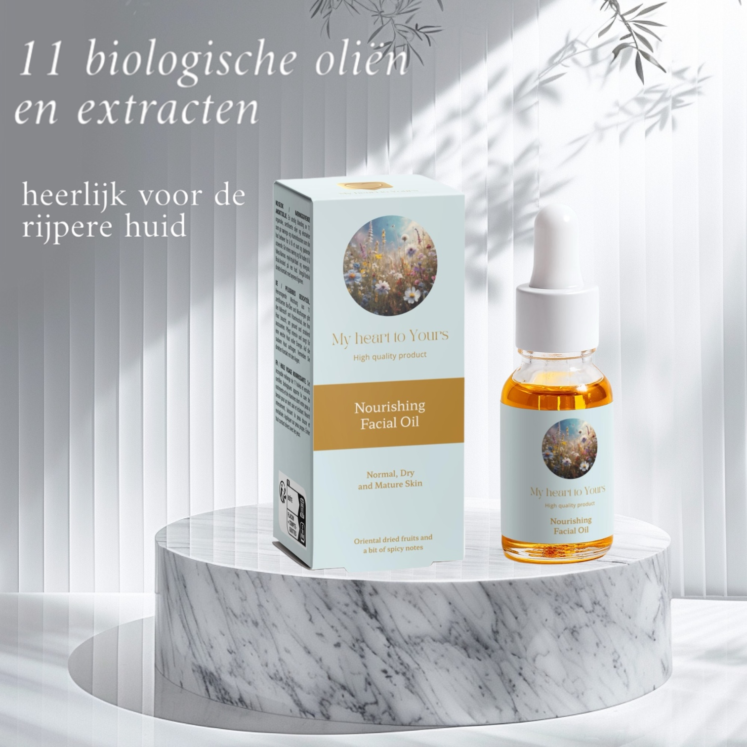 Voedende gezicht olie, 11 prachtige oliën bij elkaar. 30ml