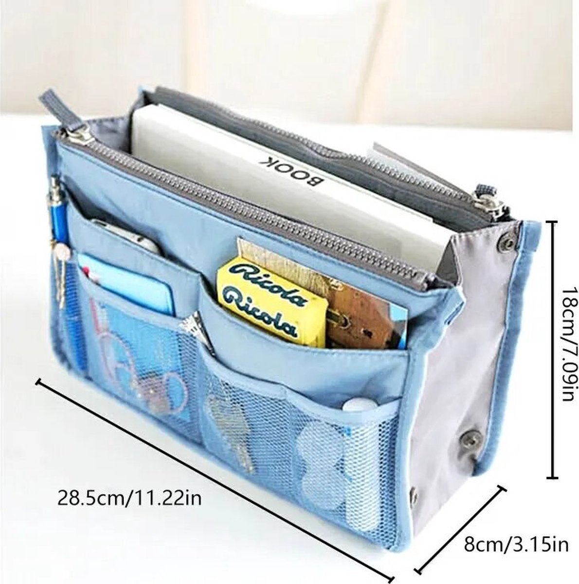 Tas organizer Bag in Bag of grote Toilet tas - Afbeelding 2