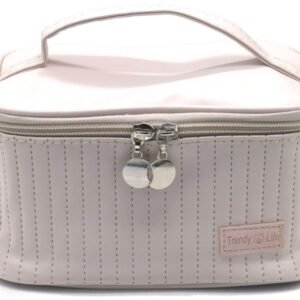 Moderne Make Up Bag, Beige