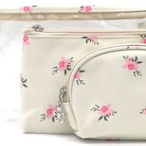 Mooie 3-delige make up tassen set