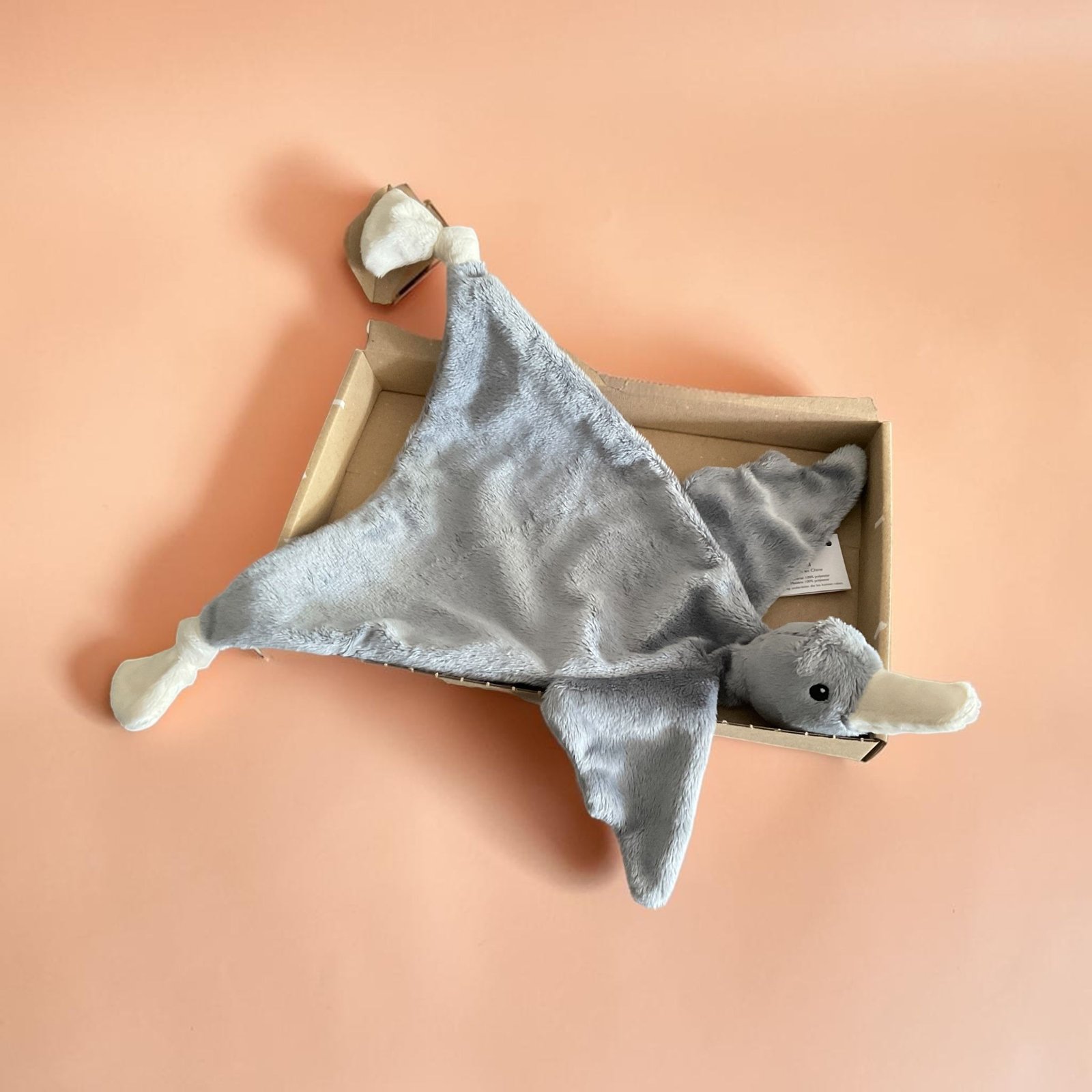 Zachte TUTDOEK Grey Eend (past ook door de brievenbus) - Afbeelding 2