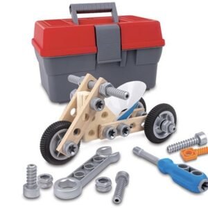 Constructie kit in mooie toolbox, maak je eigen motorfiets
