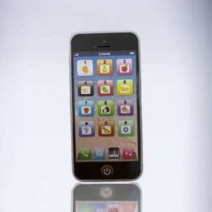 Mobiele telefoon zwart voor kind (oplaadbaar met USB kabel)